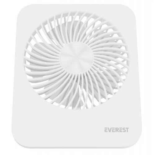 Everest Efn-601 Beyaz 2000mah 4 Kademeli 4000rpm Hız Metal Ayak Masaüstü Usb Fan