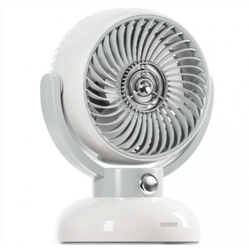 Everest Efn12 Krem 1200mah 3 Hız Kademe Led Işıklı Retro Masaüstü Usb Fan