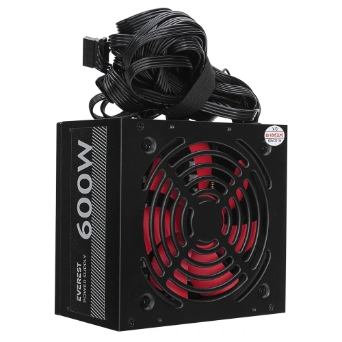 Everest Eps-600a, Peak 600w, 12cm Fan, Atx, Aktif Pfc, Gamıng Power Supply (psu) Bulk