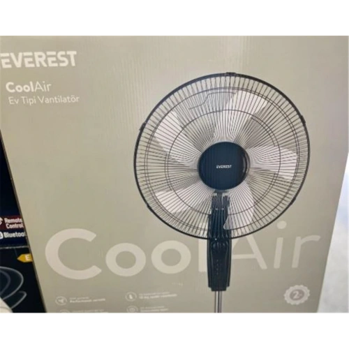 Everest Fan11 Coolair Siyah-gri 45w 5 Kanat 3 Kademe 1200rpm