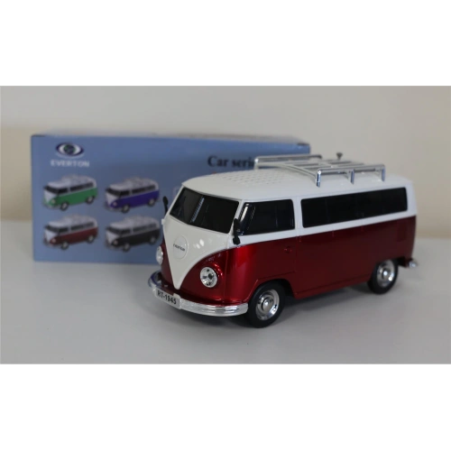 Everton Rt-1945 Kırmızı Arabalı  Bluetooth Fm-usb-tf-aux Şarjlı Nostaljik Radyo