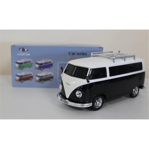 Everton Rt-1945 Siyah Arabalı  Bluetooth Fm-usb-tf-aux Şarjlı Nostaljik Radyo