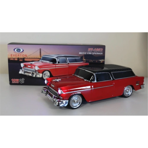 Everton Rt-1952 Kırmızı Bluetooth Fm-usb-tf-aux Şarjlı Nostaljik Radyo