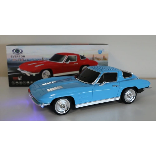 Everton Rt-1956 Mavi (blue) Arabalı  Bluetooth Fm-usb-tf-aux Şarjlı Nostaljik Radyo