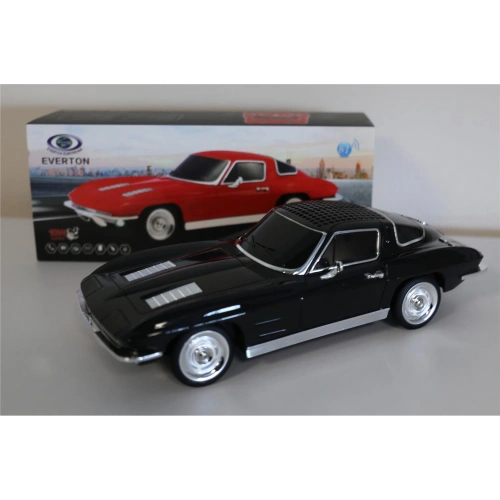 Everton Rt-1956 Siyah Arabalı  Bluetooth Fm-usb-tf-aux Şarjlı Nostaljik Radyo