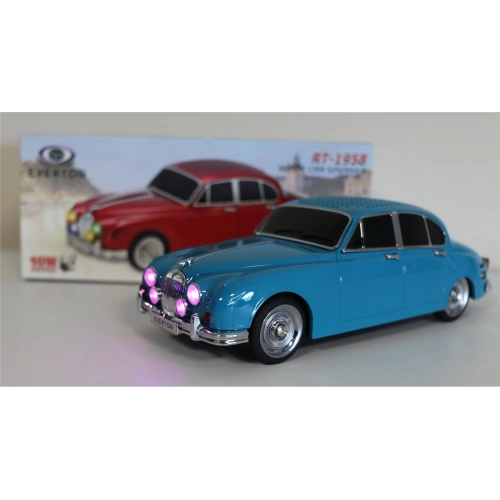 Everton Rt-1958 Zümrüt Yeşil (emerald) Arabalı  Bluetooth Fm-usb-tf-aux Şarjlı Nostaljik Radyo