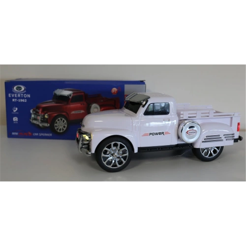 Everton Rt-1962 Beyaz Arabalı  Bluetooth Fm-usb-tf-aux Şarjlı Nostaljik Radyo