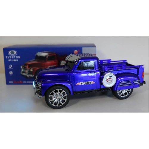 Everton Rt-1962 Mavi (blue) Arabalı  Bluetooth Fm-usb-tf-aux Şarjlı Nostaljik Radyo