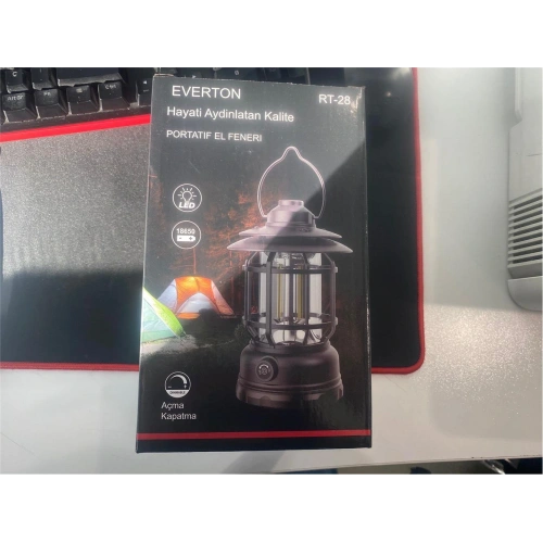 Everton Rt-28 Nostalji Kamp Lambası Şarjlı
