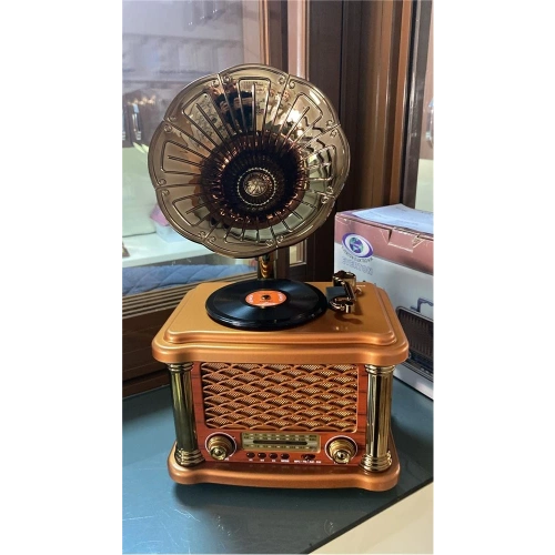 Everton Rt-586  Bluetooth Fm-usb-tf-aux  Şarjlı Nostaljik Radyo