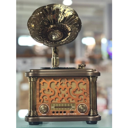 Everton Rt-588  Bluetooth Fm-usb-tf-aux  Şarjlı Nostaljik Radyo