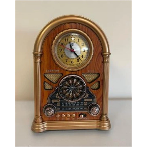 Everton Rt-719 Şarjlı, Saat Göstergeli Nostaljik Radyo( Bluetooth-usb-sd-fm)
