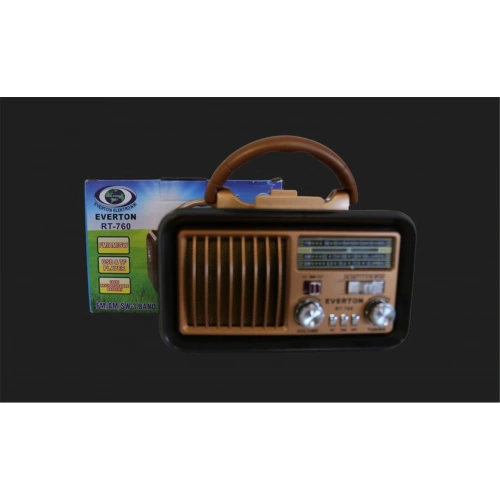 Everton Rt-760  Bluetooth-usb-sd-aux-tf Nostaljik Radyo