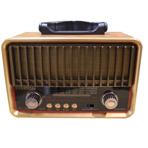 Everton Rt-774  Bluetooth-usb-sd-fm  Şarjlı  Nostaljik Radyo