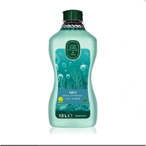 Eyüp Sabri Tuncer 1,5lt  Aqua Doğal Zeytin Yağlı Sıvı Sabun  Pet Şişe