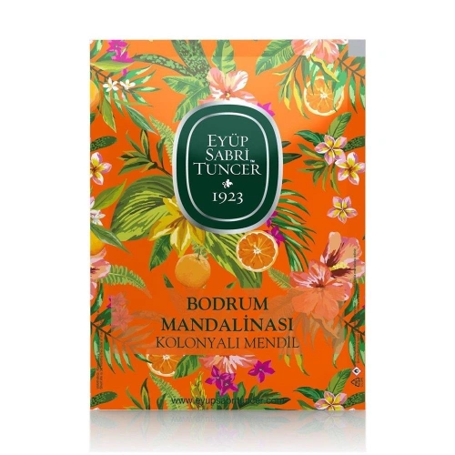 Eyüp Sabri Tuncer 50li Mendil Bodrum Mandalinası Kolonyalı  (9,3 X 12,5) Doypack