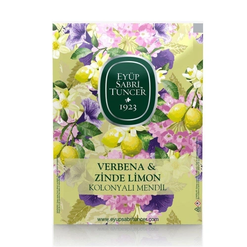 Eyüp Sabri Tuncer 50li Mendil Verbena Kolonyalı  (9,3 X 12,5) Doypack