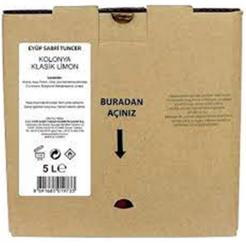 Eyüp Sabri Tuncer 5lt Limon  Kolonyası (5lt Bag In Box Endüstriyel)