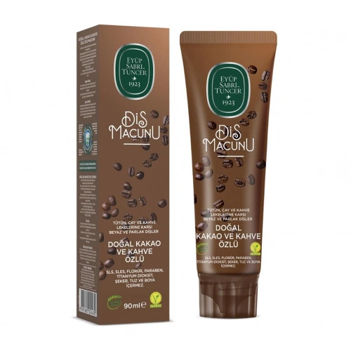 Eyüp Sabri Tuncer Doğal Kakao Ve Kahve Özlü Macunu 90ml