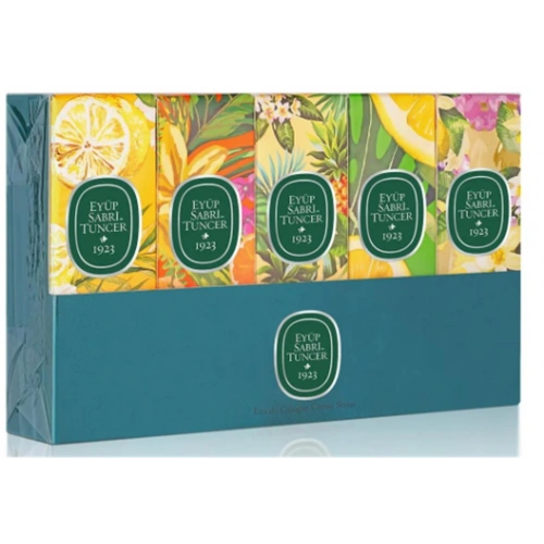 Eyüp Sabri Tuncer Set-5 16ml 5li Cam Şişe  Sprey Kolonya (verbena-ç.limonu-hawaii-b.mandalina-limon)