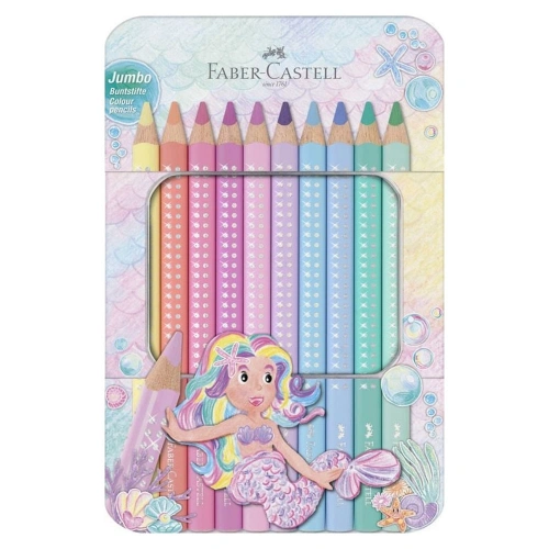 Faber Boya Kalemi Sparkle Jumbo 10 Lu 5171210910000