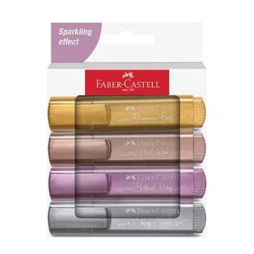 Faber-castell Bls Fosforlu K 46 Metalik Renk 4 Lü Kart