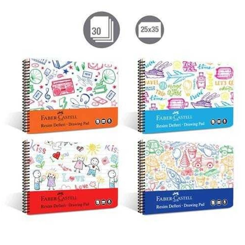 Faber-castell Resim Defteri Plastik Kapak 2023 25x35