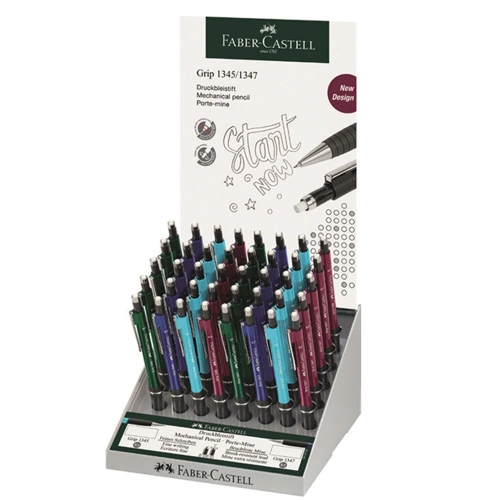 Faber-castell Versatil Kalem Grip 1345/47 2022 Kla. 0.7 0.5 Stant  40 Lı