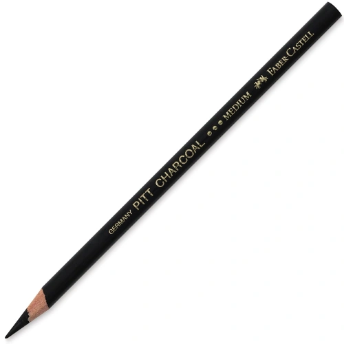 Faber Pitt M.chrome Nat. Kömür Kalem Siyah Or.sert