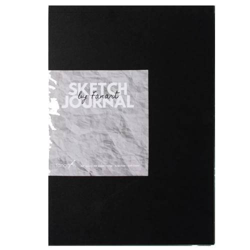 Fanart Academy Sketch Journal 110 GR 60 YP A4 Siyah 8664