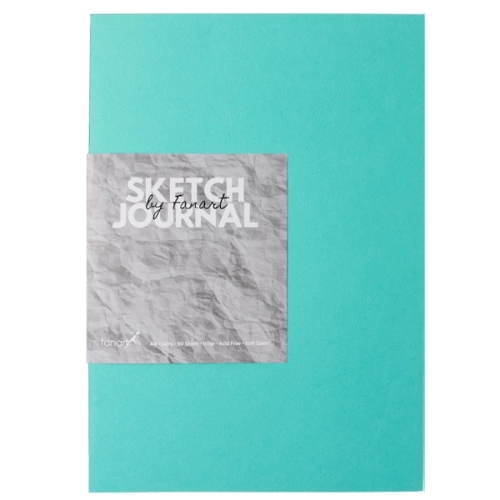 Fanart Academy Sketch Journal 110 GR 60 YP A4 Turkuaz 8662