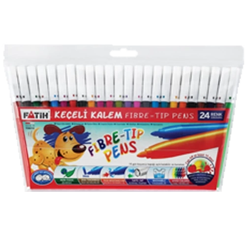 Fatih Keçeli Boya Kalemi 24 Renk 34050