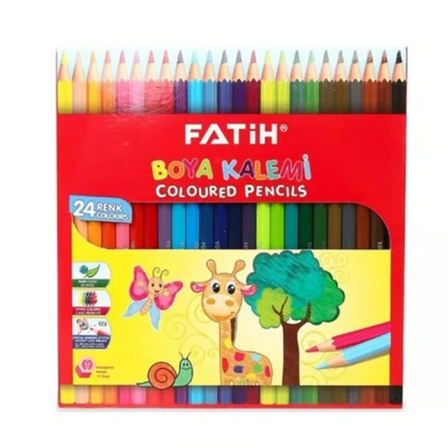 Fatih Kuru Boya Karton Kutu Tam Boy 24 Lü 33225