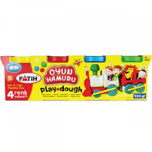 Fatih Oyun Hamuru 520 Gr 4 Renk 50061