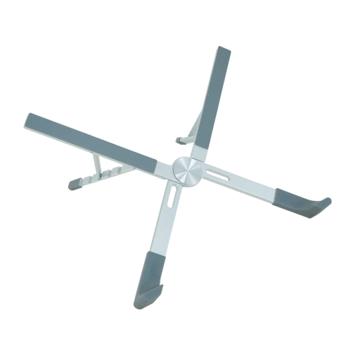FRISBY FNC-5140ST, 10"-17.3" Taşınabilir,  Katlanır, Notebook Standı, 5 Kademeli Ayarlanabilir Yükseklik, Alüminyum (Gümüş)