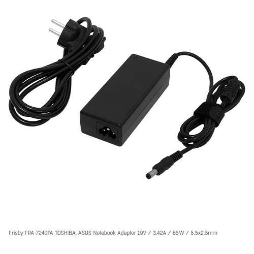 Frisby Fpa-7240ta Notebook Adaptör (toshiba, Asus) 19v 3.42a (uç Boyutu : 5.5 X 2.5mm)