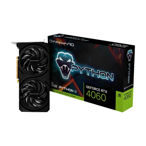 Gainward Geforce Rtx4060 Python Iı 8gb Gddr6 128 Bit Dlss 3 Ekran Kartı