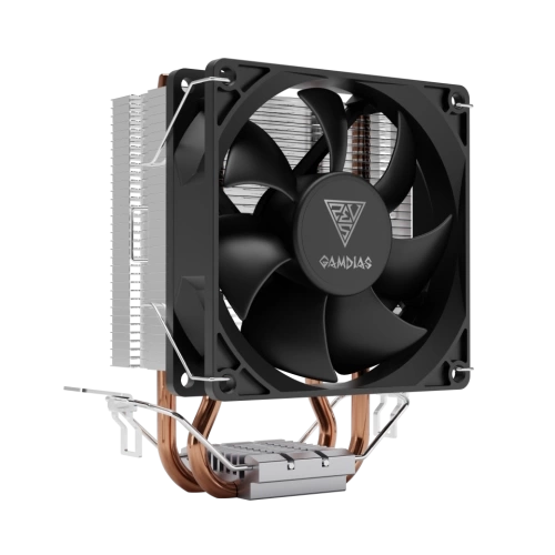 GAMDIAS BOREAS E1-210 MONO, 92mm, CPU  Kule Tipi Hava Soğutma, Doğrudan Temas Teknolojisine Sahip 2 adet Gelişmiş Bakır Isı Borusu (AMD AM5 ve INTEL Tüm işlemciler ile uyumlu)