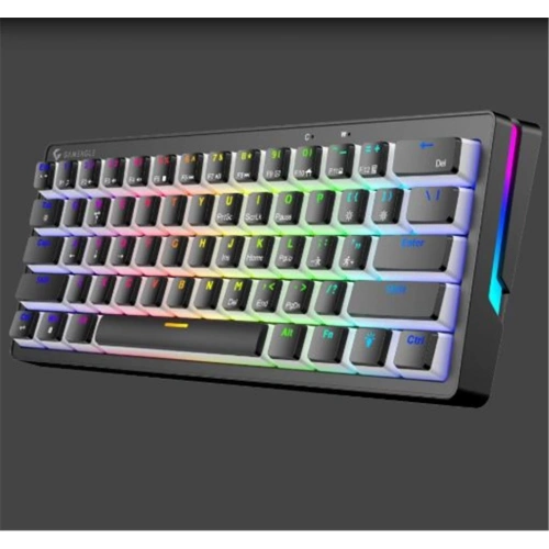 Gameagle Ge2014 Poseıdon Rgb Kablolu Us Layout Mekanik Siyah Oyuncu Klavyesi