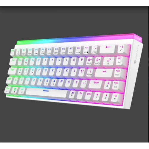 Gameagle Ge2019 Hera Rgb Kablolu Tr Layout Mekanik Beyaz Oyuncu Klavyesi