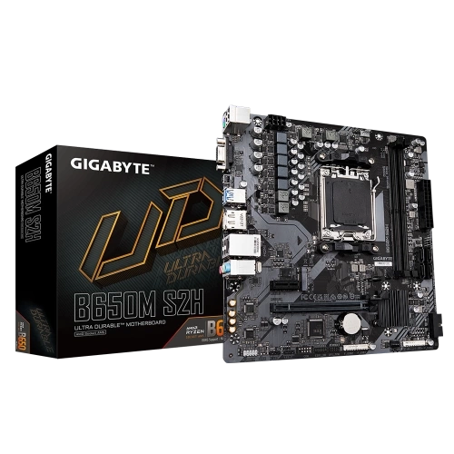 GIGABYTE B650M S2H, rev.1.0, 2xDDR5, M.2, DP, HDMI, VGA, AM5 Soket GAMING Anakart