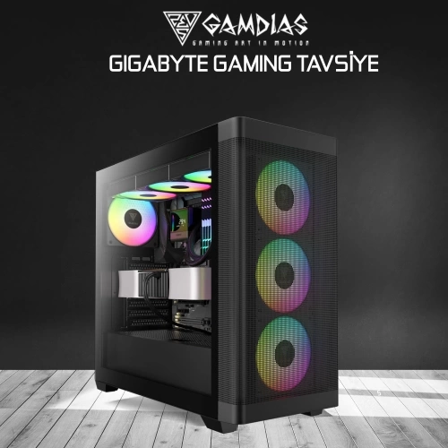 GIGABYTE GAMING TAVSİYE, RYZEN 7 7800X3D, 32Gb DDR5 Ram, 1Tb NVMe SSD, 8Gb GDDR6 RTX4060 Ekran Kartı, 2000W Kasa, Free Dos GAMING TAVSİYESİ