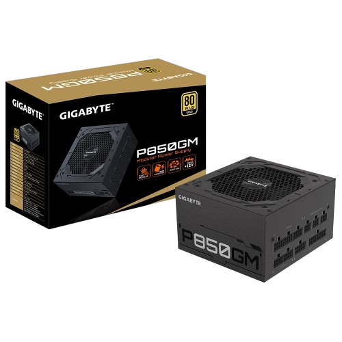 GIGABYTE GP-P850GM, 850W, 80+ GOLD, Full Modüler, GAMING Power Supply