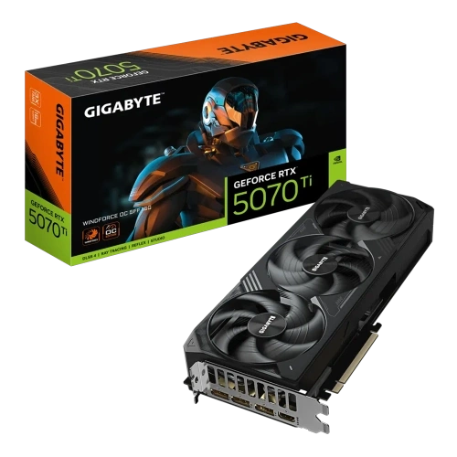 Gıgabyte Gv-n507twf3oc-16gd, Rtx5070tı, Wındforce Oc, 16gb, Gddr7, 256bıt, 3 Fanlı, 1xhdmı, 3xdp, Gamıng Ekran Kartı