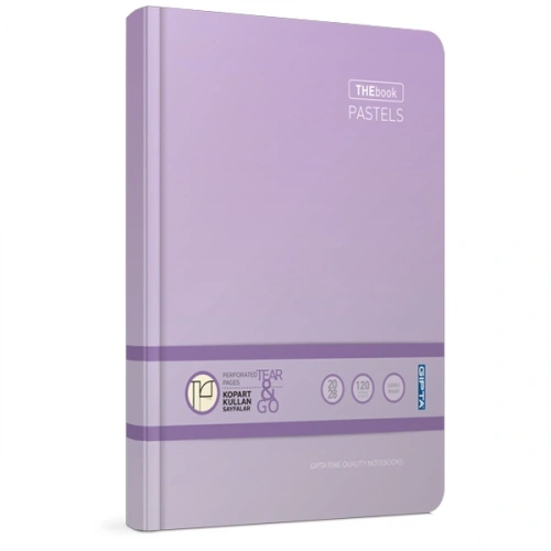Gıpta Defter Thebook Pastel Sert Kapak Çizgisiz 160 Yp 17x24 3311