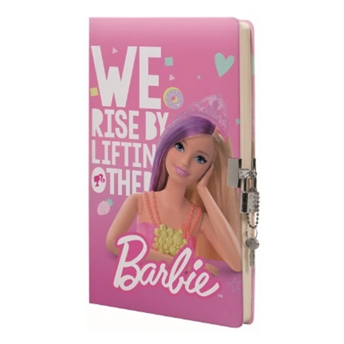 Gıpta Hatıra Defteri Barbie Kilitli İp.dkş.sert Kapak 14x20 96 Yp