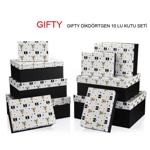 Gıpta Hediye Kutusu Gıfty Dikdörtgen 10 Lu Bx67880