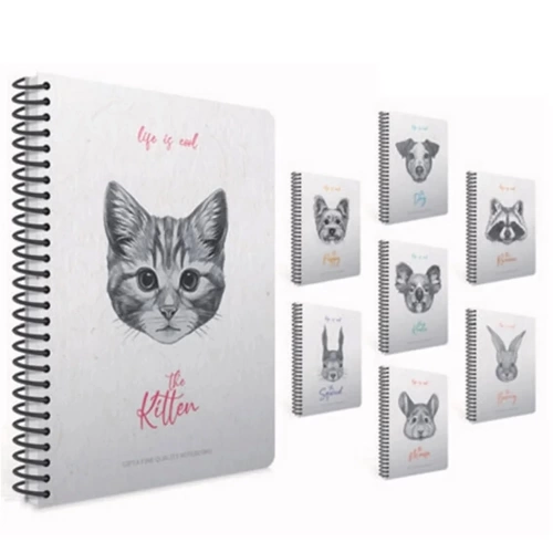 Gıpta Lıfe Is Cool Spiralli Sert Kapak Defter 19x26 120 Yp Kareli