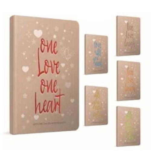 Gıpta Love Book İp.Dk.Sert Kapak Defter 19x26 120 Yp Çiz.
