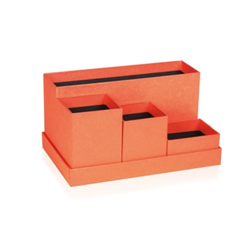 Gıpta Masa Üstü Set Pearl Orange 4 Havuzlu Large